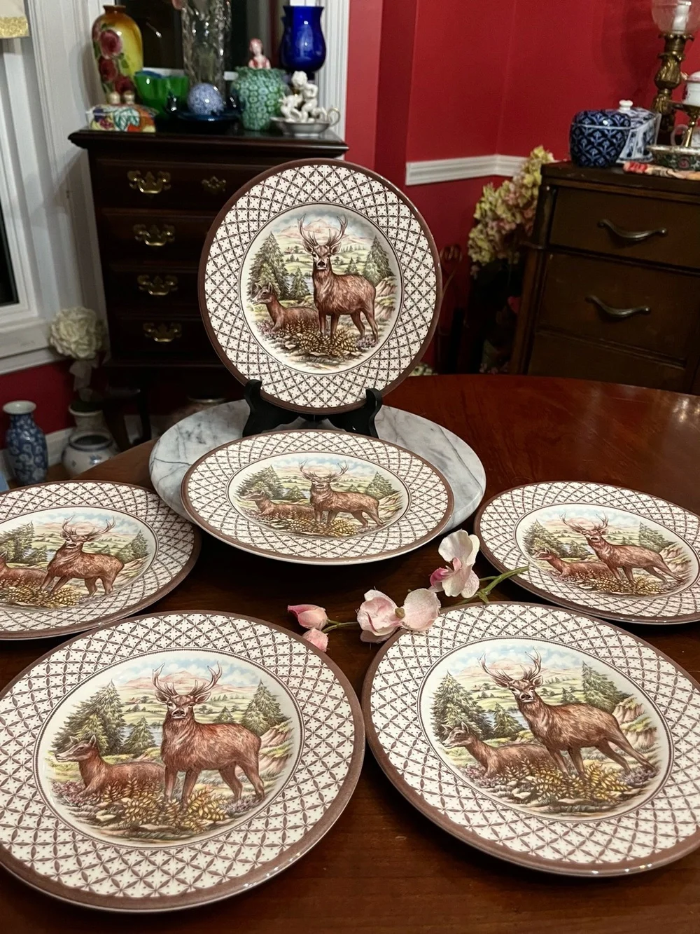Royal Stafford Chantilly Stag England vtg royal